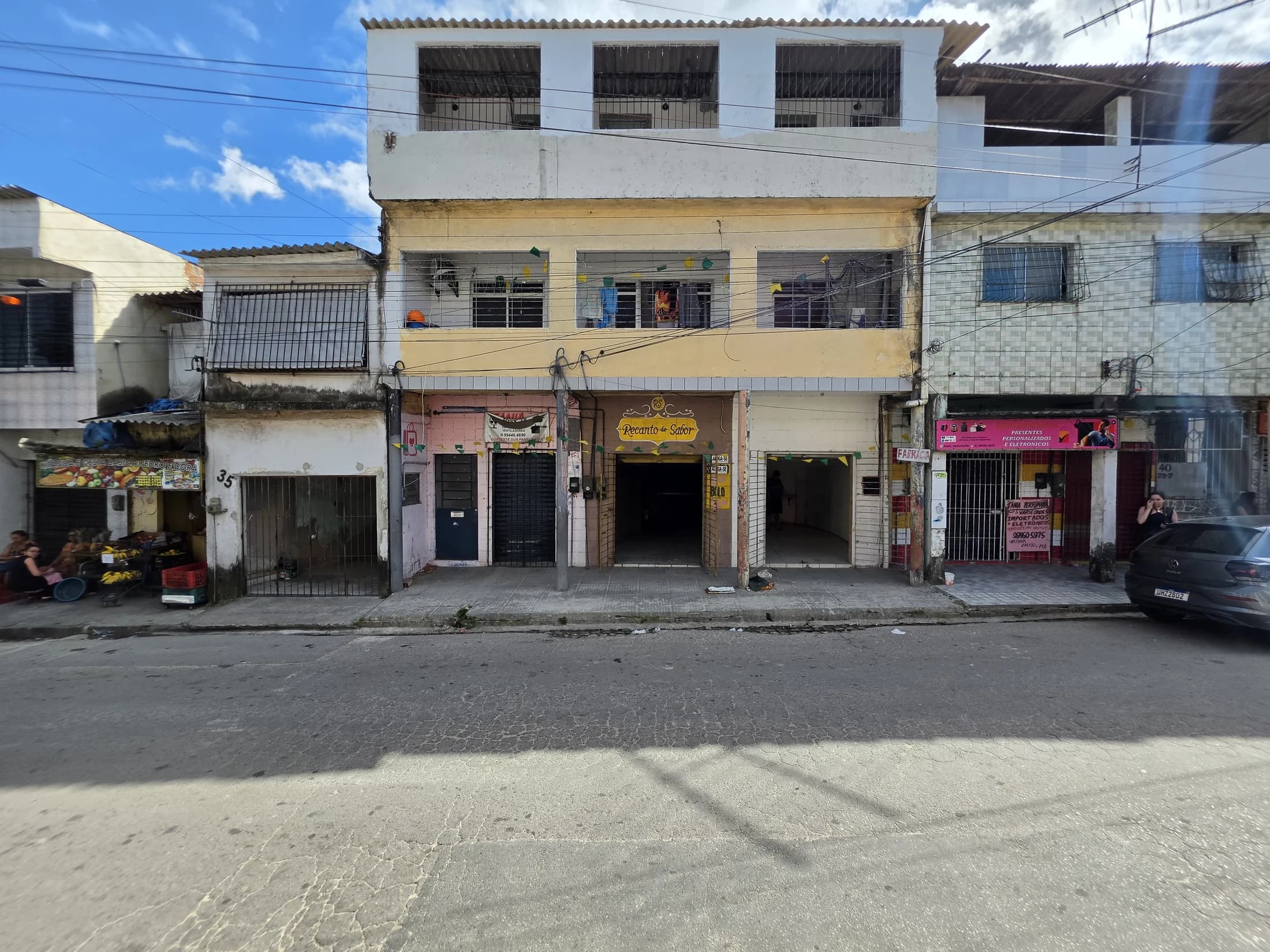 Estado Original da Edificação — Antigo "Recanto do Sabor"