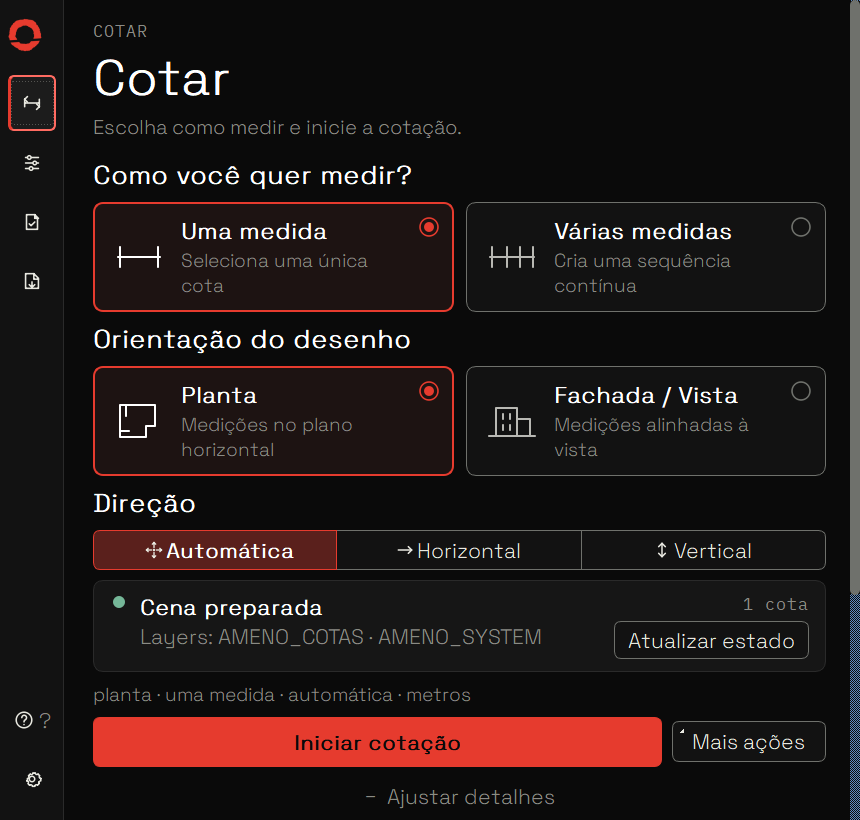Só a Janela do Plugin
